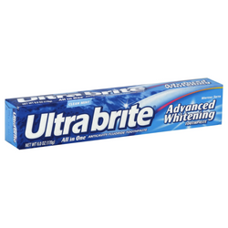 Ultra Brite Advanced Whitening Fluoride Toothpaste, Clean Mint - 6 oz tube
